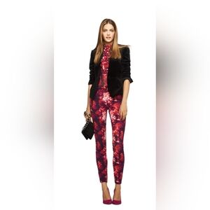 BANANA REPUBLIC L'Wren Scott Peony Floral Collection  Floral Pants 6 NWOT